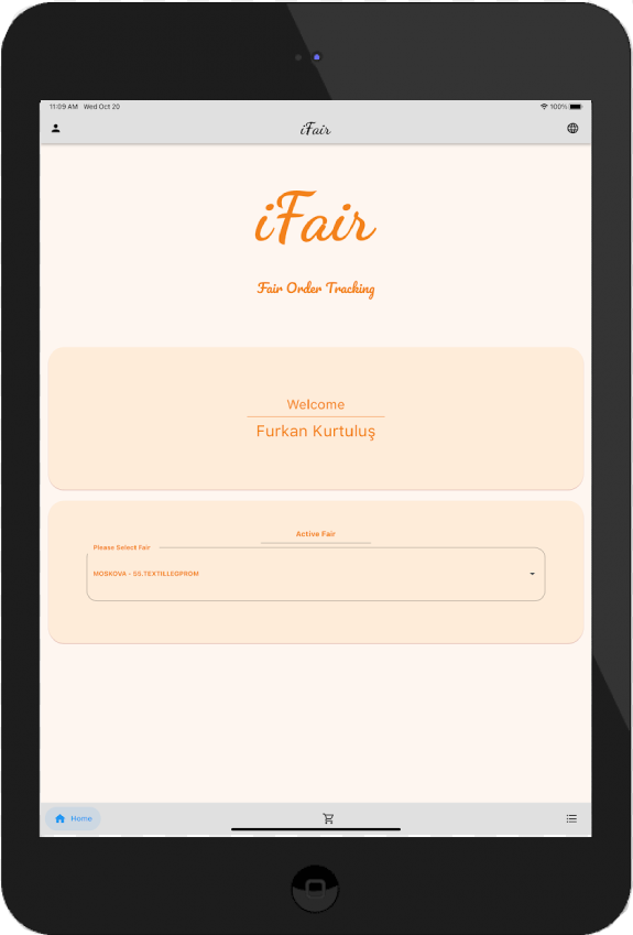 iFair uygulama ekranı
