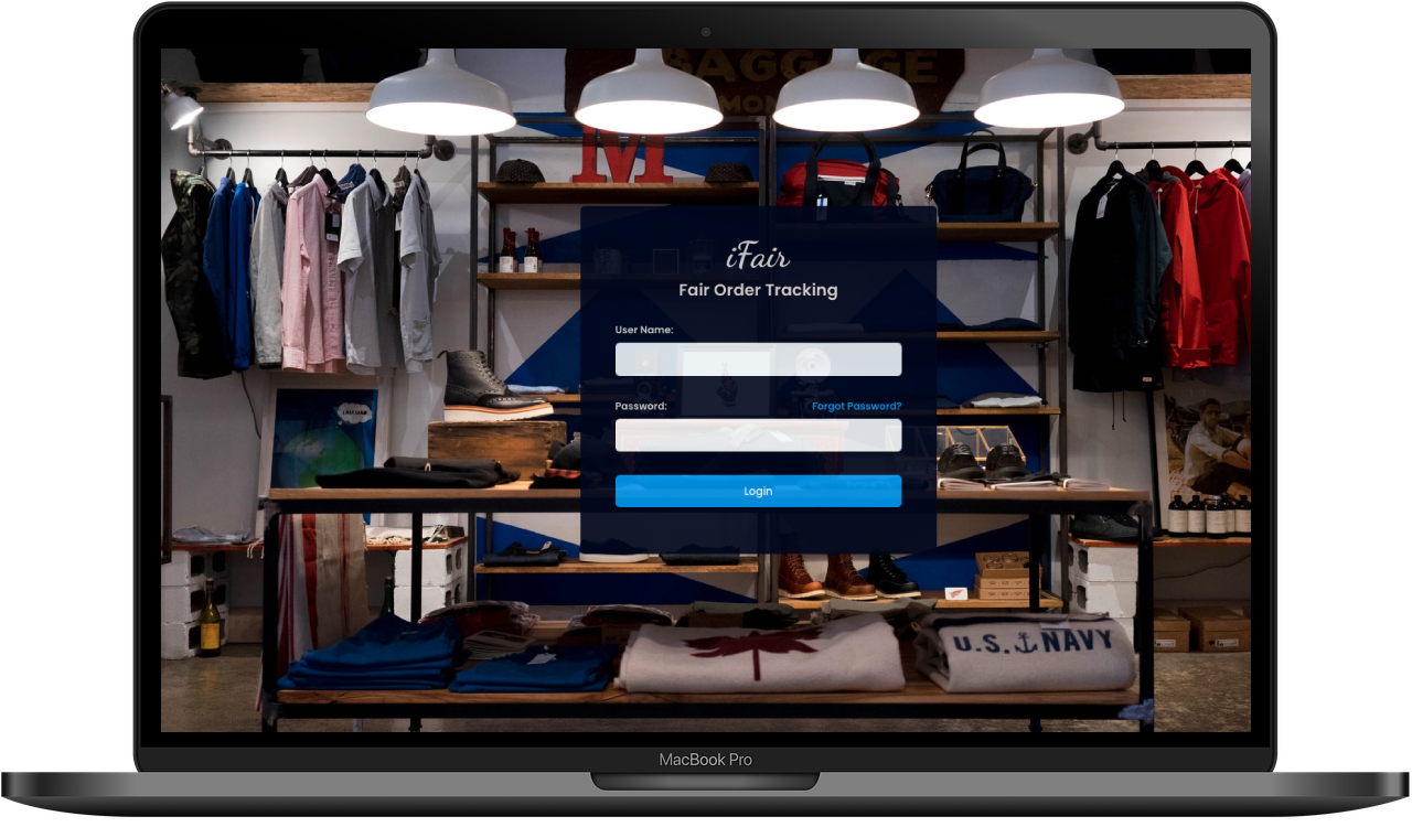 iFair Web Portal - MacBook